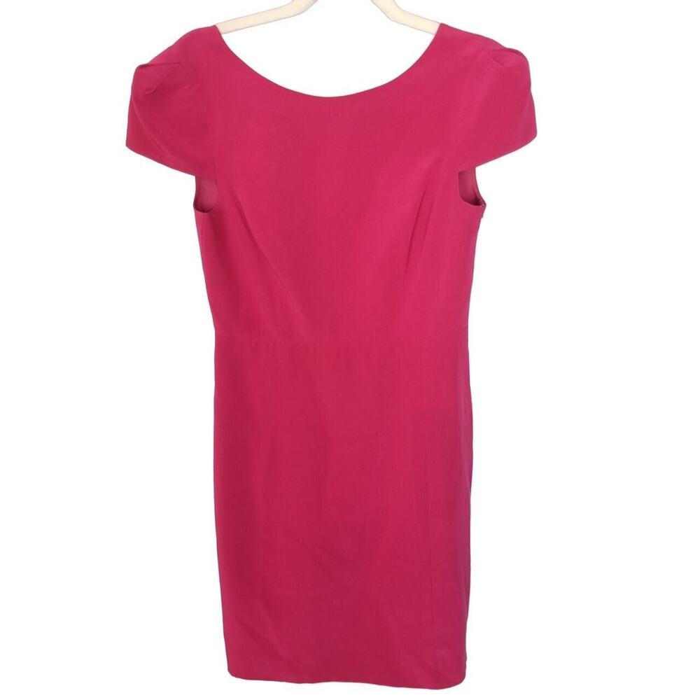 Tibi Womens Silk Sheath Dress Size 4 Designer Classic Career Corp Wedding Guest